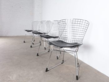 4 chaises style Bertoia