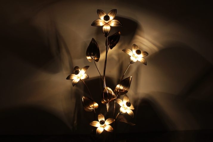 "Flower lamp, 5 lichten