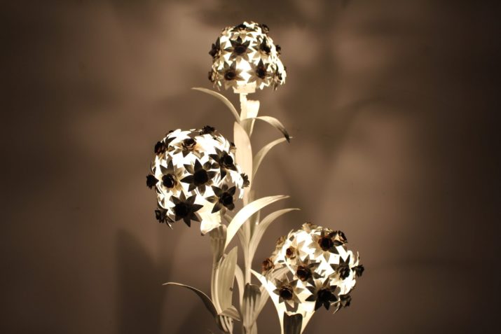 Flowerball" staande lamp
