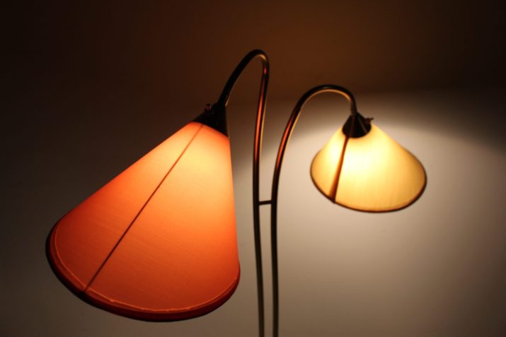 Vloerlamp met 2 verstelbare lampen