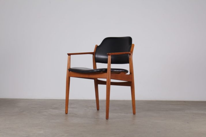 IMG fauteuil arne vodder sibast cuir scandinave vintage.3jpg