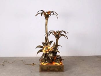 Rare lampe "palm tree" - Maison Jansen Paris