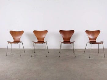 4 chaises "Fourmi/Ant" - Arne Jacobsen pour Fritz Hansen