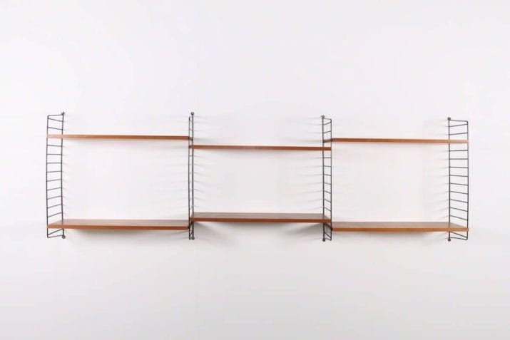 STRING" modulaire wandplanken - Nils "Nisse" Strinning (1917-2006)