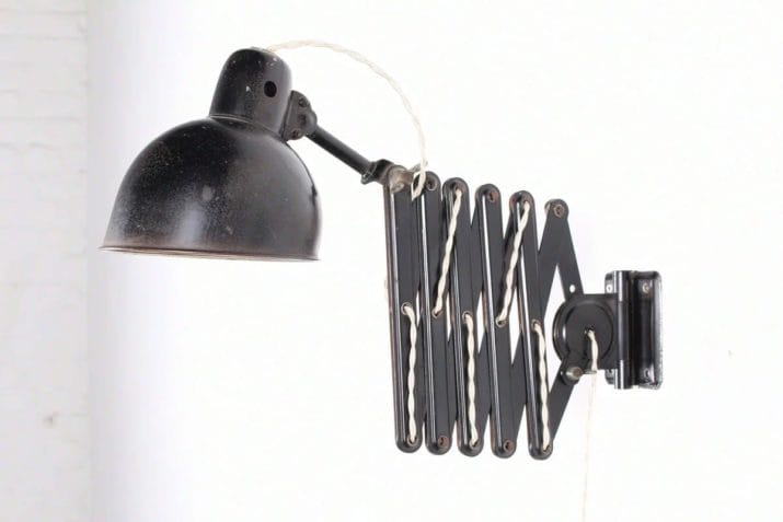 Werkplaatslamp circa 1940