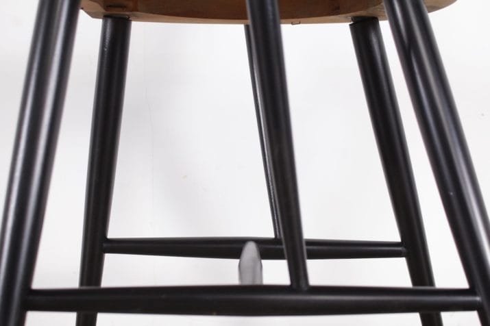 chaise fauteuil vintage barreaux noirs style tapiovaara 5
