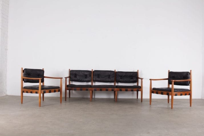 Paar fauteuils "CADETT" van Eric MERTHEN