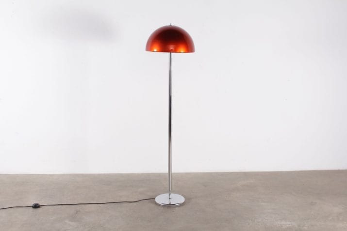 70's minimalistische vloerlamp