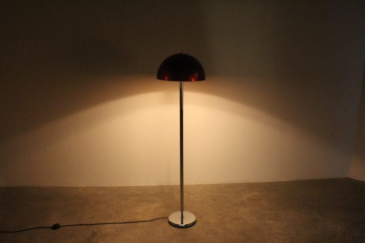 70's minimalistische vloerlamp