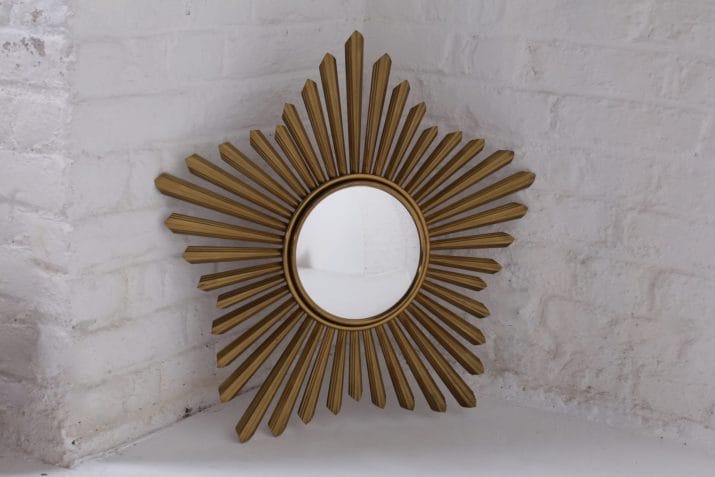 miroir soleil convexe laiton 5