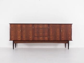 buffet sideboard palissandre laiton mich 1