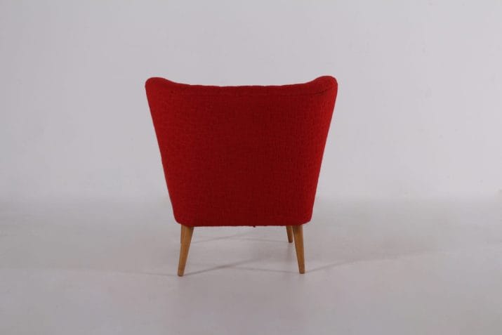 fauteuil chauffeuse cocktail tissus corail 4
