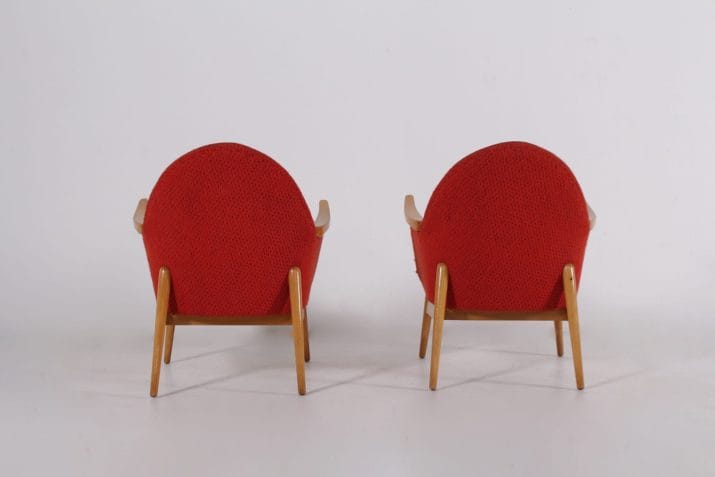fauteuils vintage HG tissus corail europe 5