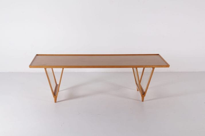 table basse vintage fils nylon porte revue 4
