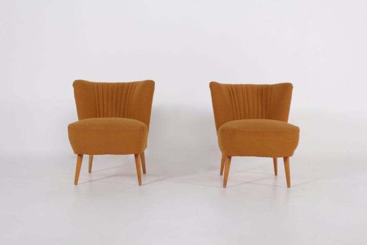Cocktail fauteuils uit de jaren 50
