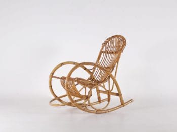 rocking chair bambou Franco Albini 1