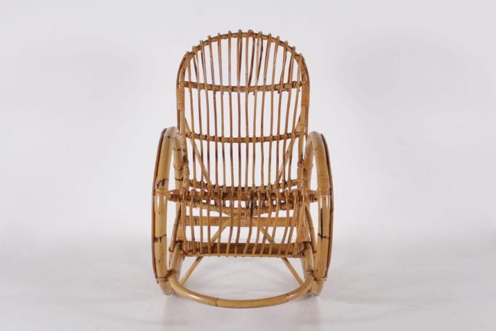 rocking chair bambou Franco Albini 5