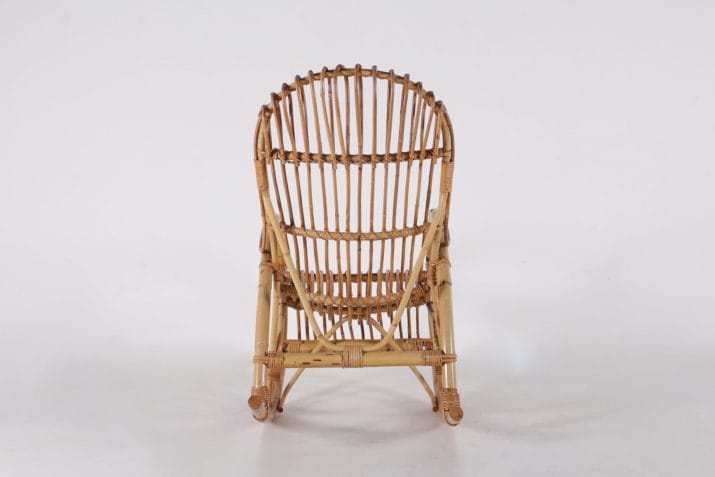 rocking chair bambou Franco Albini 6