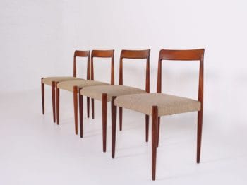chaises scandinaves palissandre 1