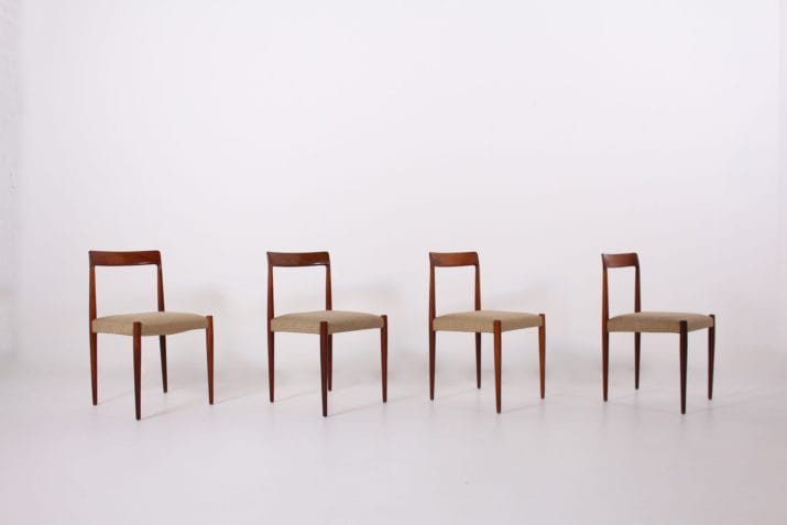 chaises scandinaves palissandre 2