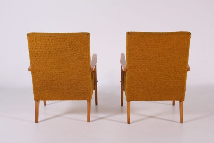 4 fauteuils uit de jaren 60