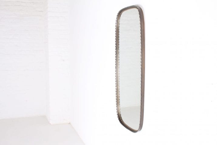 miroir contour cordelette laiton bronze 3