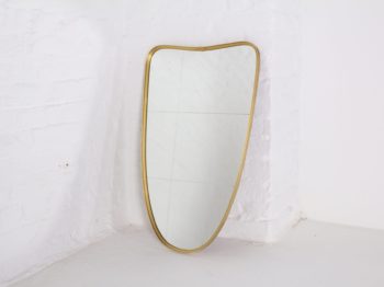 Miroir en laiton forme libre