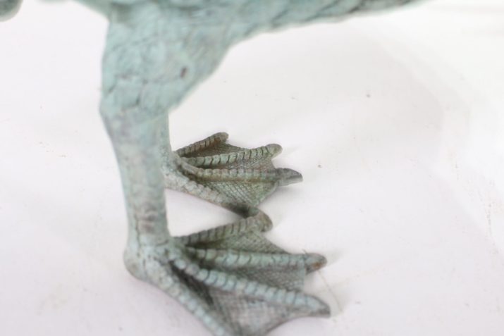 sculptures pelicans métal patine bronzeIMG 0150