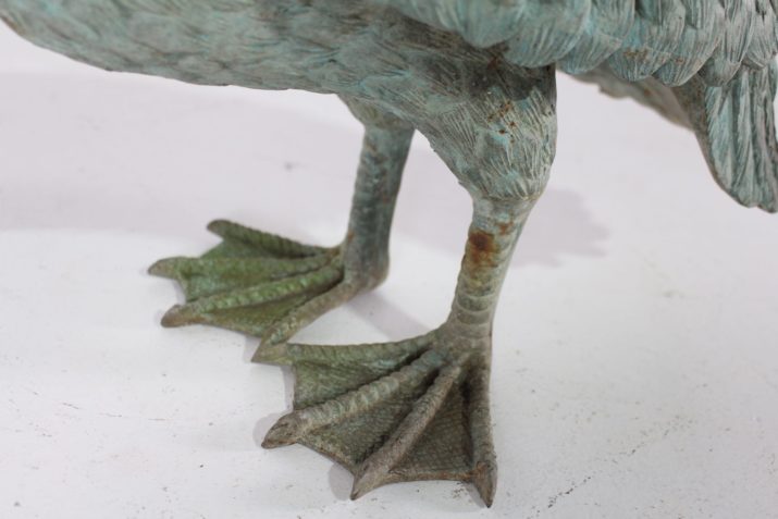 sculptures pelicans métal patine bronzeIMG 0151