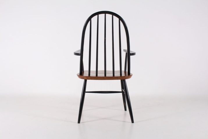 chaise fauteuils accoudoir noire style tapiovaaraIMG 2281