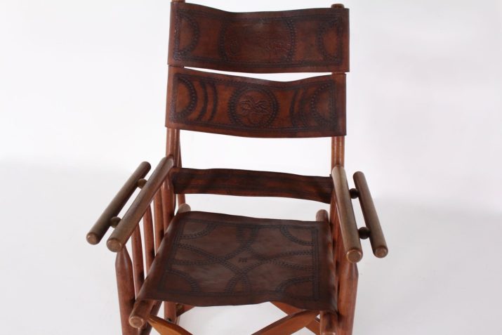 rocking chair pliable cuir costaIMG 3627