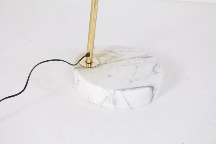 lampadaire arc laiton marbre contrepoidsIMG 5334
