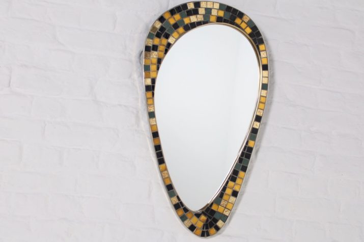 miroir forme libre mosaique doré berthold muller styleIMG 8698