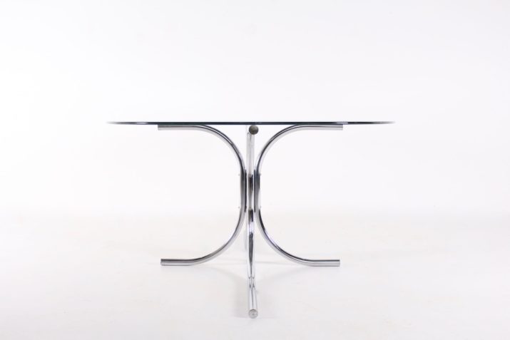 table chrome 1970 ovale verreIMG 5546