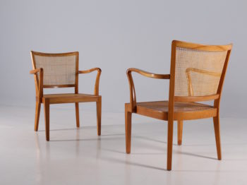 Paire de fauteuils Rudolf Frank
