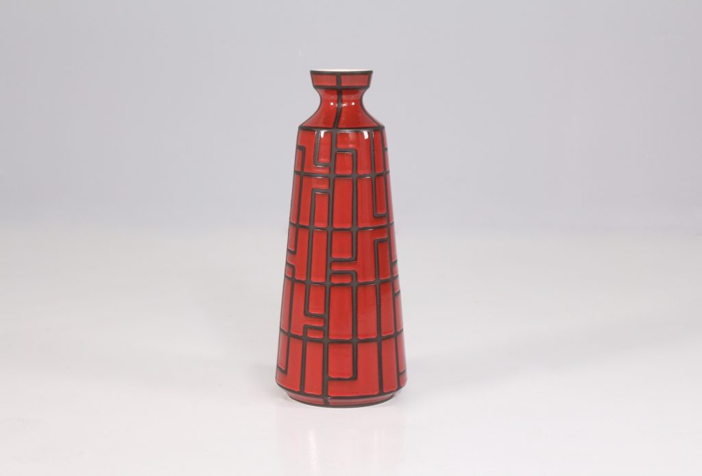 IMG 8250vase ceramique rouge style capron