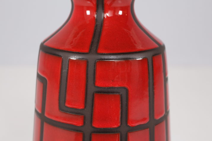 IMG 8251vase ceramique rouge style capron