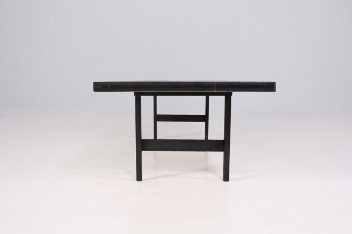 Table Basse Rectangulaire Céramique Métal NoirIMG 8946