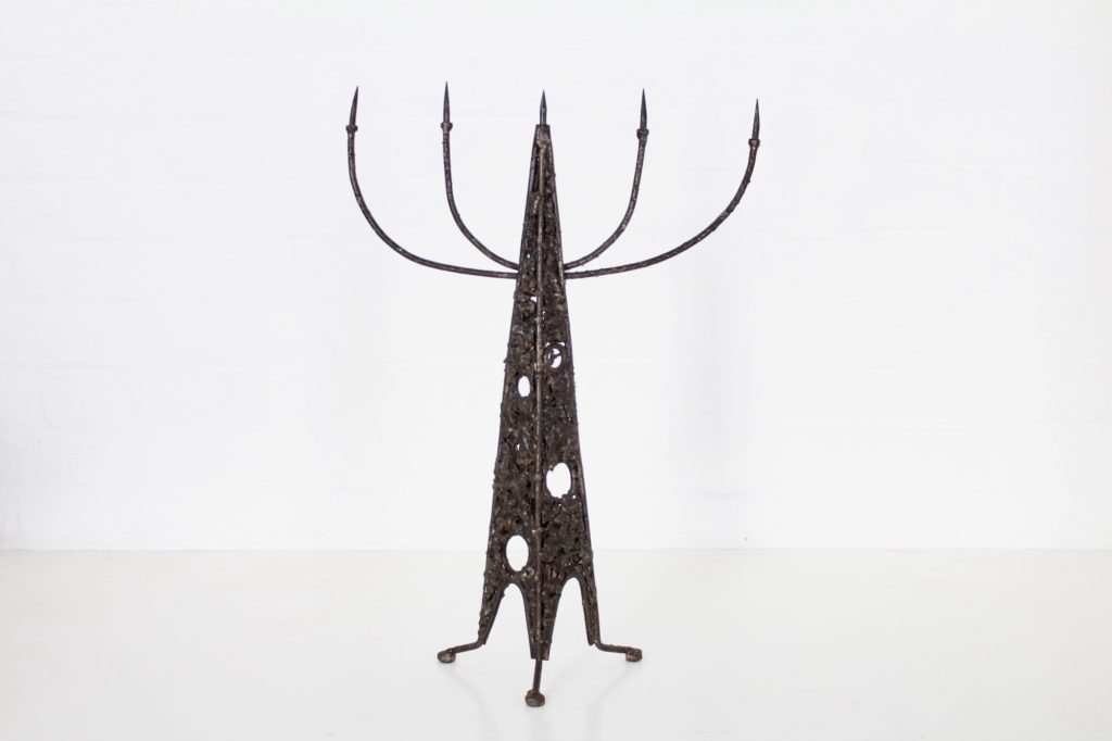 Wrought Iron Candle Holder 5 BranchesIMG 0583
