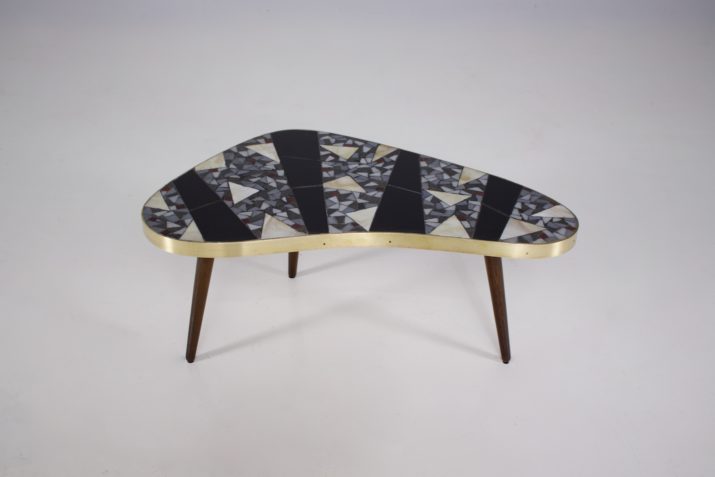Table Mosaïque Laiton Style Berthold MüllerIMG