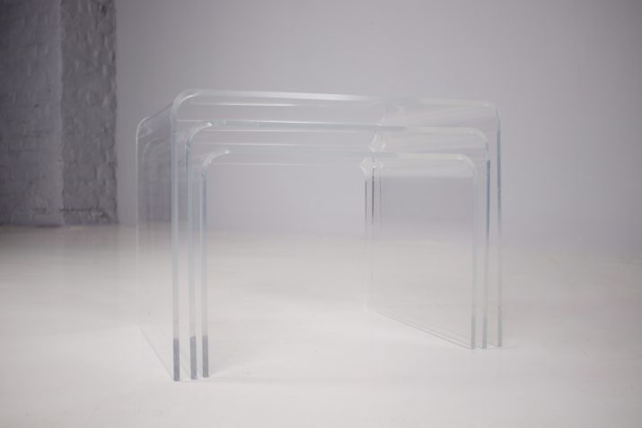 Tables Basses Gigognes Lucite Plexiglass AcryliqueIMG