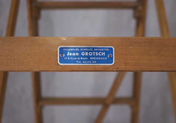 Old wooden step ladder