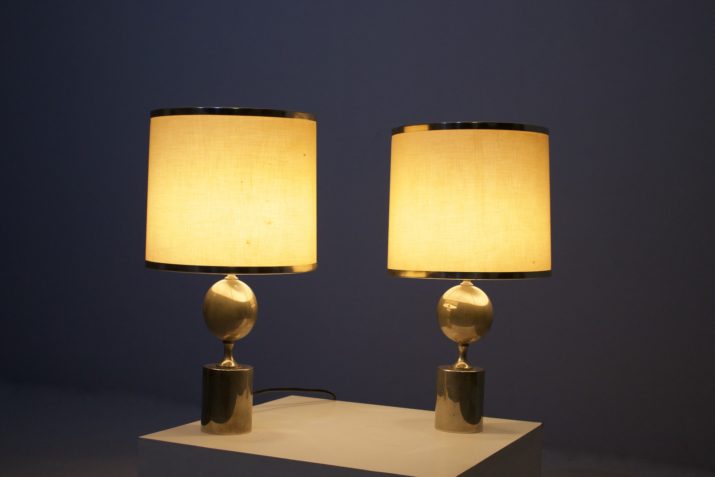Pair of lamps House Barbier.