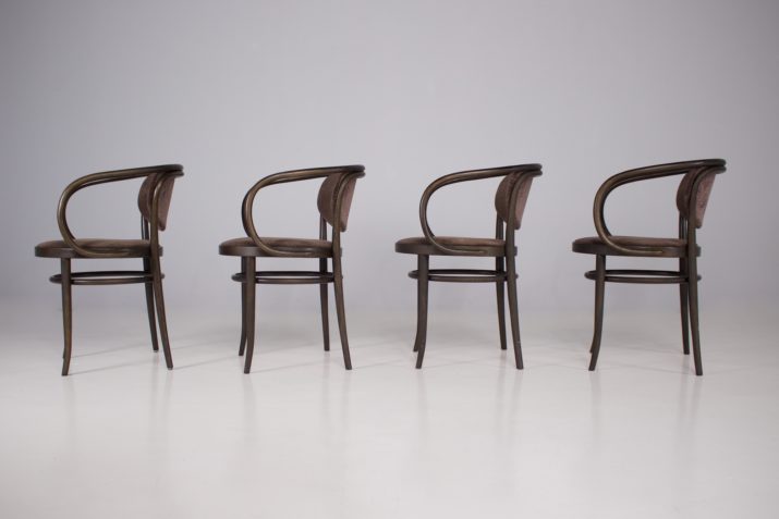 4 Thonet "210 P" chairs