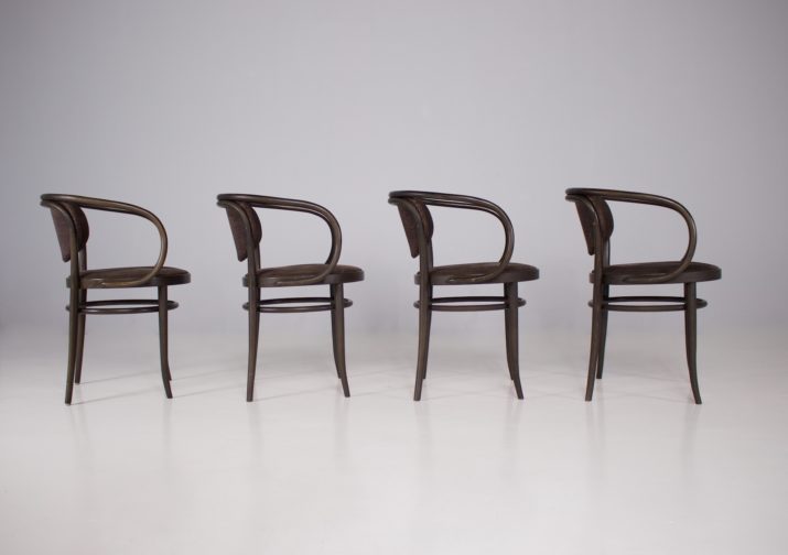 4 Thonet "210 P" chairs