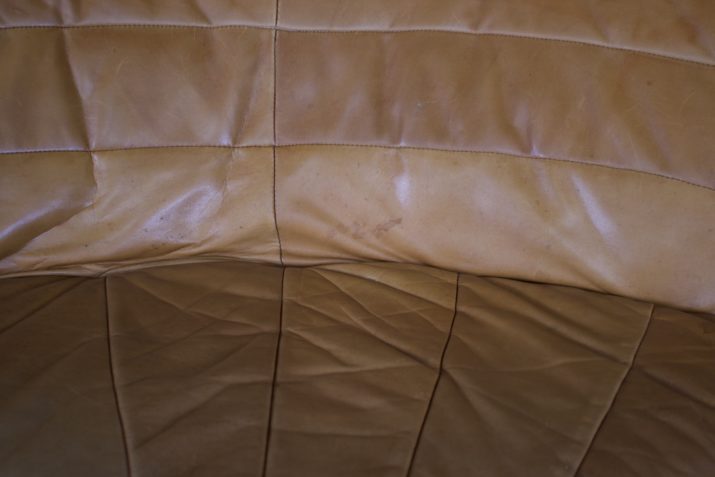 1970's leather modular sofa (reserved)