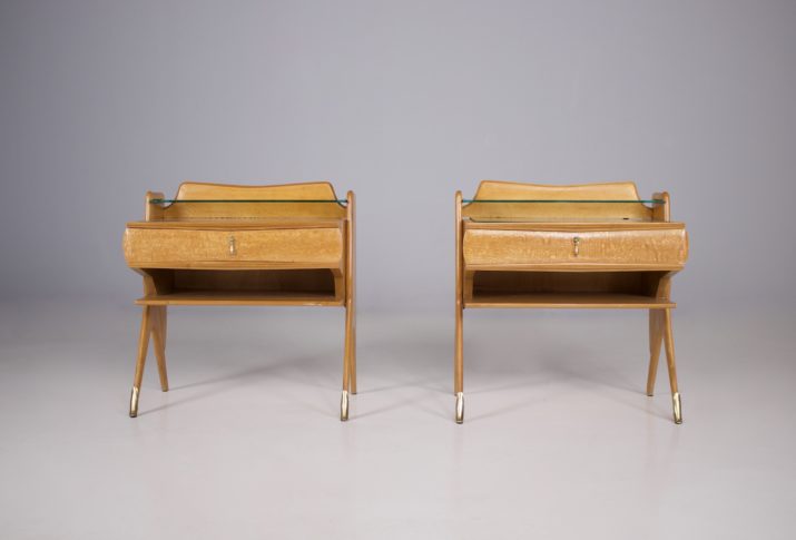 Pair of bedside tables / nightstands style Dassi