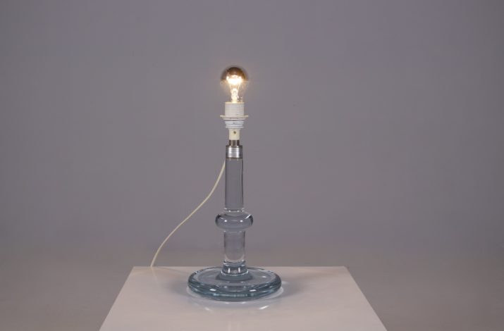 Crystal lamp Holmegaard Sweden "Atlantic".