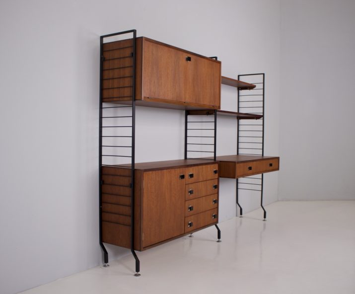 Modular wall shelf desk 1950.